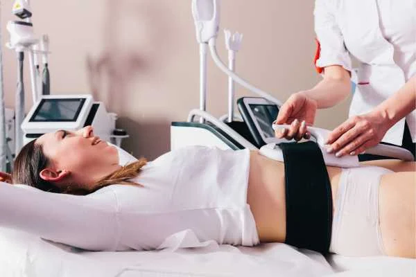 woman having body sculpting to help improve her body image and her mental health Collier's Wood