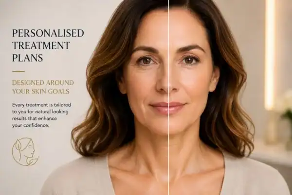 Before and after results of Collagen Lift Therapy Collier's Wood